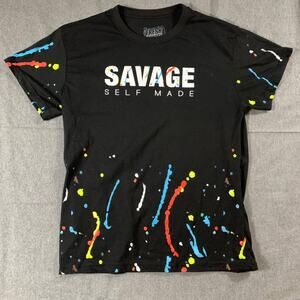 Fresh Laundry Shirt Women Large Black Short Sleeve Casual T Shirt Ladies